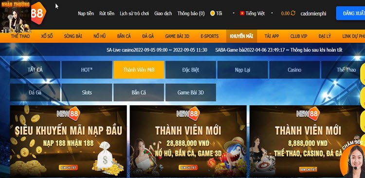 Bùng Nổ Khuyến Mãi New88 - Cơ Hội Trúng Lớn Không Thể Bỏ Lỡ!
